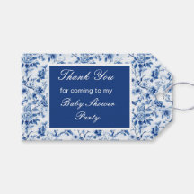 Chinoiserie青い鳥と花赤ちゃんシャワー