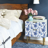 Chinoiserie青と白アジアのフローラの切り離し 薄葉紙