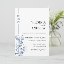 Chinoiserie フランスのヴィンテージブビクトリアンル結婚ー 招待状