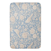 Chinoiserie Bird and Flower Seamless Pattern バスマット (正面縦)