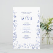 Chinoiserie Blueフランスののメビクトリアン結婚ニュー (スタンド正面)