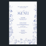 Chinoiserie Blueフランスののメビクトリアン結婚ニュー<br><div class="desc">華やかな中華料理フランスのブルービクトリアンのメ結婚ニューを紹介！手描きのデザインでエレガントに作られ、絶妙な青い庭の花、活気のあるハチ、繊細な蝶々が特徴の、このメニューは間もなく来るあなたの特別な日のためのタイムレス忘れです。最も洗練された大事な行事のスタイルに合わせて完璧に作られているが、どんな儀式にも合わせて楽にカジュアル仕上がっている。トップに乗り越えるのか？美しい書結婚道でメニューの詳細をパーソナライズするモダン – この特別な日にゲストが自分にとってどのように特別であるかを覚えていることを簡単する方法。野生の祝花々の裸の足で単に結婚するかフォーマル結婚、私たちは私たちの中華感覚で美しい思い出を作ろう救済青いメニュー！スイートはこちら： https://www.zazzle.com/collections/chinoiserie_french_blue_victorian_floral_wedding-119923315057251575一致連絡製品のデザイナー著作権スリッジデザイン株式会社のエレガント招待状、すべての権利を留保。</div>