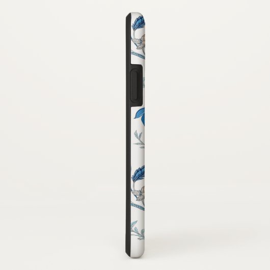 Chinoiserie Blue Echinacea Pattern Case-Mate iPhoneケース (裏面/右)