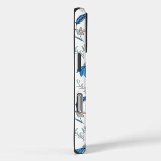 Chinoiserie Blue Echinacea Pattern Case-Mate iPhoneケース (裏面 / 右)