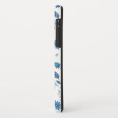 Chinoiserie Blue Echinacea Pattern Case-Mate iPhoneケース (裏面/左)