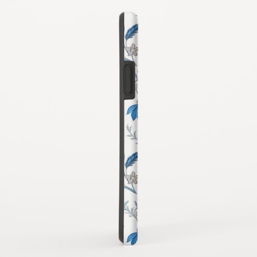 Chinoiserie Blue Echinacea Pattern Case-Mate iPhoneケース (裏面/右)