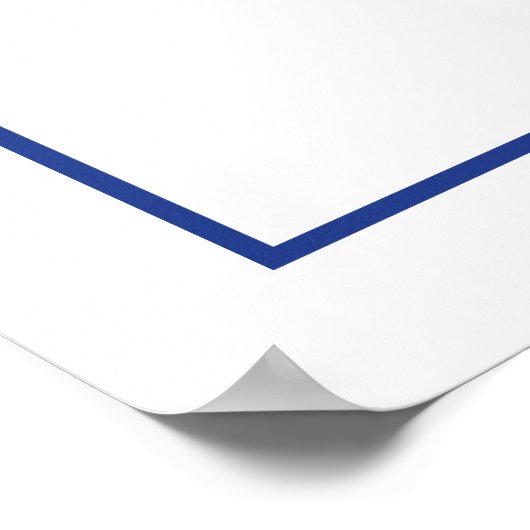 Chinoiserie Blue White Ginger Jar Welcome 結婚's ポスター (角)