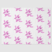 Chinoiserie Blue Willow Pink Asain lovebirds 薄葉紙 (正面)