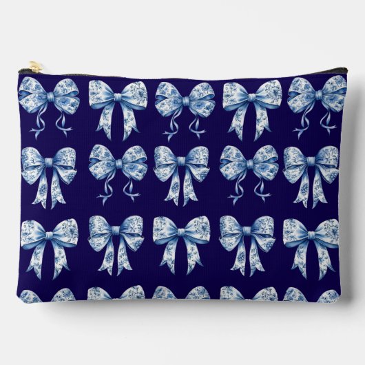 Chinoiserie Bowコケット(大) アクセサリーポーチ (正面)