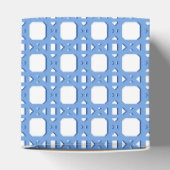 Chinoiserie Cane Trellis in Blue Porcelain フェイバーボックス (上部)