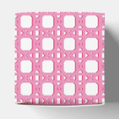 Chinoiserie Cane Trellis in Pink フェイバーボックス (上部)