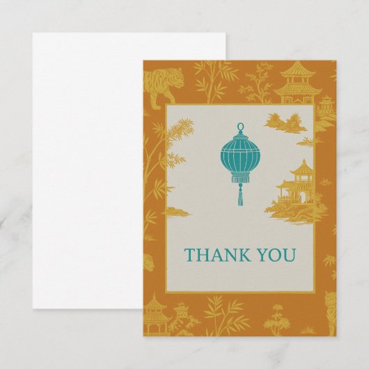 Chinoiserie Card サンキューカード (正面/裏面)