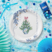Chinoiserie Christmas Paper Plate ペーパープレート (パーティー)
