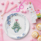 Chinoiserie Christmas Paper Plate ペーパープレート (パーティー)