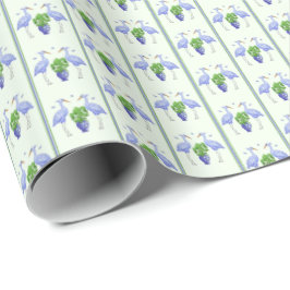 Chinoiserie Crane Wrapping Paper ラッピングペーパー
