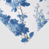 Chinoiserie Delicate Blue Florals Decoupage 薄葉紙 (詳細)