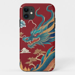 Chinoiserie Dragon Phone Case iPhone 11 ケース