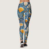 Chinoiserie Exotic Birds Botanical Pattern (2) レギンス (裏面)