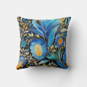 Chinoiserie Exotic Birds Botanical Pattern (3) クッション (裏面)