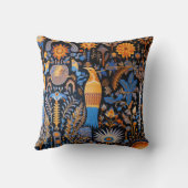 Chinoiserie Exotic Birds Botanical Pattern (6) クッション (裏面)