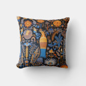 Chinoiserie Exotic Birds Botanical Pattern (6) クッション (正面)