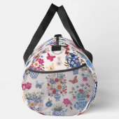 Chinoiserie Floral Monogram Weekender Travel Bag ダッフルバッグ (右)