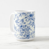 Chinoiserie Floral Mug コーヒーマグカップ (正面左)