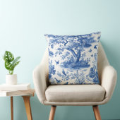 Chinoiserie Forest Bird Throw Pillow クッション (椅子)