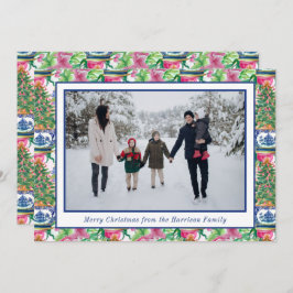 Chinoiserie Ginger Jarクリスマスツリーの写真 シーズンカード