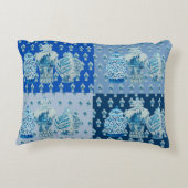 Chinoiserie Ginger Jarジャース投げアクセント枕 アクセントクッション (裏面)