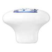 Chinoiserie Ginger Jarホワイト セラミックノブ (側面)