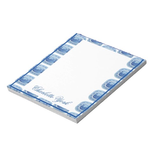 Chinoiserie Ginger Jar Jarsメモ帳 ノートパッド (回転)