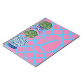 Chinoiserie ginger jar Jars Topiaryスパイラルノートボ ノートブック (左側)