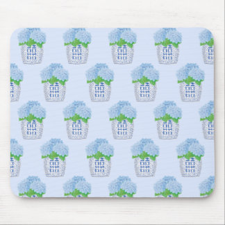 Chinoiserie Hydrangeaマウスパッド マウスパッド