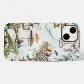 Chinoiserie iPhoneケースAsian Phoneケース Case-Mate iPhoneケース (裏面 (横))