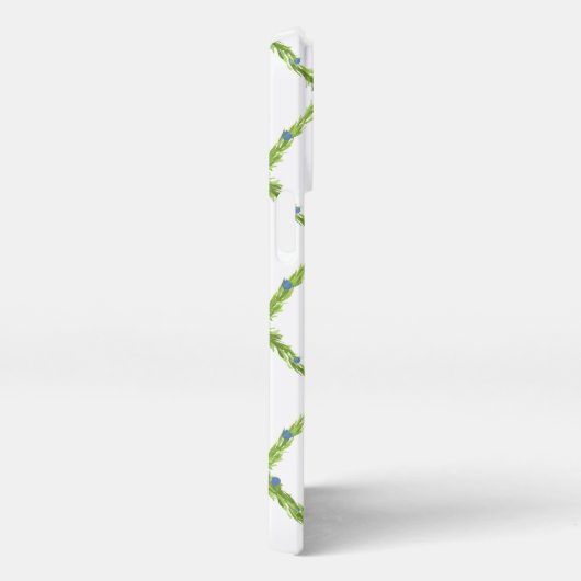 Chinoiserie Lemon Topiary, Grandmillenial iPhoneケース (右側面)