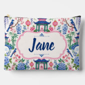 Chinoiserie Mahjong Tile Bag Personalized アクセサリーポーチ (正面)