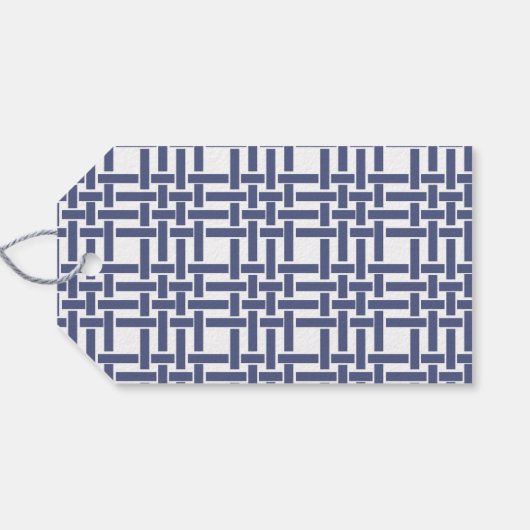 Chinoiserie Monkeyギフトモノグラムのラベル ギフトタグ (裏面横)