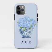 Chinoiserie Nantucket Blue Hydrangeas  Case-Mate iPhoneケース (裏面)