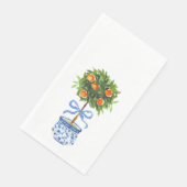 Chinoiserie Orange Citrus Topiary Napkins (コーナー)