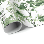 Chinoiserie Orient Landscape 絵画's Decompage ラッピングペーパー (ロールコーナー)