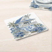 Chinoiserie Paper Coaster スクエアペーパーコースター (アングル)