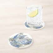 Chinoiserie Sandstone Coaster コースター (側面)