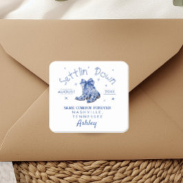 Chinoiserie Settlin'ダウンバチェロレッテ スクエアシール