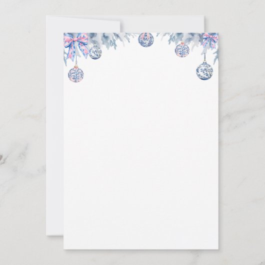 Chinoiserie To Be Married Bridal Shower Invitation 招待状 (裏面)