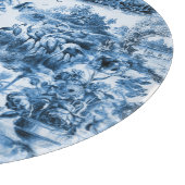 Chinoiserie toile，青い柳，青い中国  カッティングボード (角)