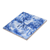 Chinoiserie toile,青い柳,青い中国 タイル (側面)