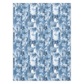 Chinoiserie toile，青い柳，青い中国    テーブルクロス (正面)