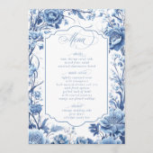 Chinoiserie Tree Motifとフローラ縁どID1094 メニュー (正面)