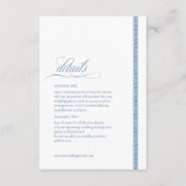 Chinoiserie Tree Motifの結婚詳細ID1094 エンクロージャーカード (正面)